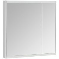 Акватон 1A249202NT010 Нортон Зеркальный шкаф 80х81 см, белый глянец