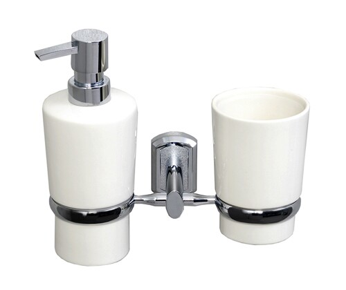 WasserKRAFT K-28189 Держатель стакана и дозатора - купить в интернет-магазине Сквирел Москва