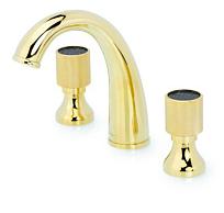 Cмеситель для умывальника на 3 отверстия BOHEME Royal Cristal 297-Royal/CRST-black