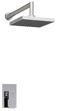 WasserKRAFT A12528 Встраиваемый комплект для душа с верхней душевой насадкой, хром WasserKRAFT A12528 Встраиваемый комплект для душа с верхней душевой насадкой, хром