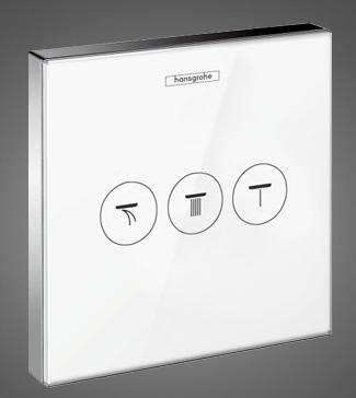 Hansgrohe 15736400 ShowerSelect Запорно-переключающее устройство на 3 выхода, белый/хром Hansgrohe 15736400 ShowerSelect Запорно-переключающее устройство на 3 выхода, белый/хром
