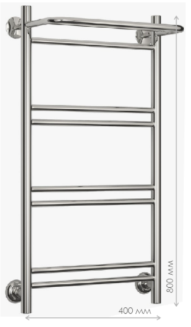 Сет № 1906 00621-8040, Полотенцесушитель водяной (Chrome) Сет № 1906 00621-8040, Полотенцесушитель водяной (Chrome)