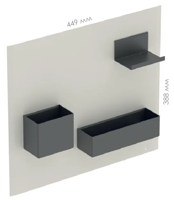 Сет № 1869 500.649.JL.2, Магнитная доска (Sand Matt) Сет № 1869 500.649.JL.2, Магнитная доска (Sand Matt)