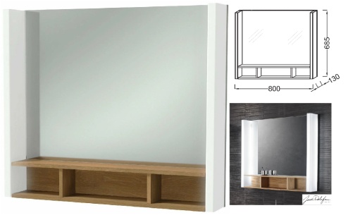 Сет № 1877 EB1181-NF, Зеркало Сет № 1877 EB1181-NF, Зеркало