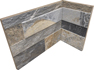 RONDINE CUBICS - 3D J87225_CubicsMulticolorAngInt Угловой элемент купить в интернет-магазине Сквирел