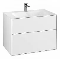 Villeroy & Boch G01000GF Finion Тумба под раковину 80х50 см, лак белый глянцевый (Glossy White Lacquer) купить  в интернет-магазине Сквирел