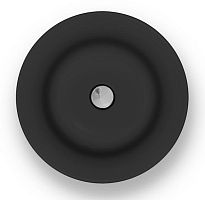 Kerama Marazzi CN.NN.wb.40/BLK.M Canaletto Раковина накладная 40х40 см, жемчужно-черная