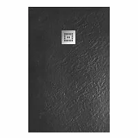 BelBagno Uno TRAY-MR-UNO-AH-120/80-35-NERO-CR Душевой поддон