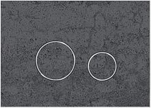 KKPol 350/PPK/419-00-03 Vitrum Grande V1 Orbis Смывная клавиша для инсталляции, Quartz, Pietra Antracite