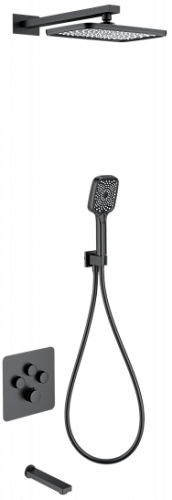 Wonzon & Woghand  WW-B4005-MB Душевая система с термостатом Wonzon & Woghand  WW-B4005-MB Душевая система с термостатом
