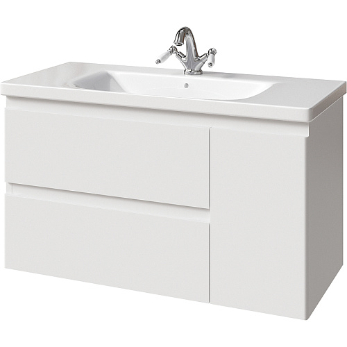Caprigo FORTE 36115R-SF027 Тумба под раковину подвесная купить недорого в интернет-магазине Сквирел