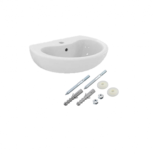 Ideal Standard S269001SG50 Раковина подвесная 50х40 см (средняя), Euro White (евробелый)
