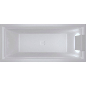 Riho BR0100500K00130 Still Square Ванна акриловая 180х80 см R - LED/BR01, белая