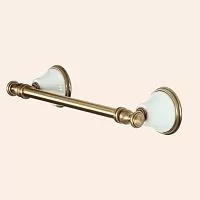 TW Harmony TWHA014bi/br 014, полотенцедержатель 33,5см, цвет держателя: белый/бронза, купить  в интернет-магазине Сквирел