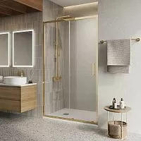 BelBagno LUCE LUCE-BF-1-120-C-ORO Душевая дверь в нишу