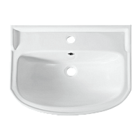 Sanita WB.FN/Rondo/56-C/WHT.G/S1 Рондо Умывальник мебельный 56х46 см, ВКС белый S1