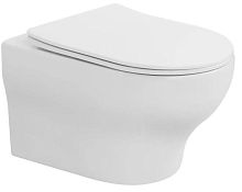Унитаз подвесной  с крышкой  Boheme FIORE 978-SET-MW белый матовый