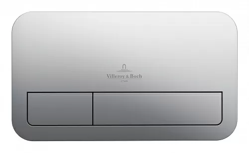 Villeroy & Boch 92249069 ViConnect Клавиша смыва двухрежимная, хром-матовый