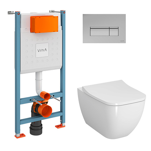 Vitra Shift 9855B003-7206 Инсталляция с подвесным унитазом