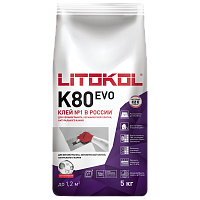 Litokol LITOFLEX K80 (5кг) Клей, усиленный , для плитки, керамогранита и камня