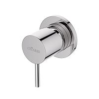 Cezares LEAF-DIM-L-NOP Встраиваемый однорычажный смеситель на 1 выход, исполнение Чёрный матовый