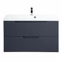 BelBagno VITTORIA-1000-2C-SO-GO-P База под раковину 100х45 см, подвесная, Grigio Opaco (серый матовый) купить  в интернет-магазине Сквирел