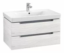 Villeroy & Boch A68910E8 Subway 2.0 Тумба под раковину 78х45 см, дерево белое (White Wood) купить  в интернет-магазине Сквирел