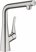 Hansgrohe 14883800 Metris Select 320 Смеситель для кухни, однорычажный, под сталь