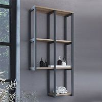 Comforty 00-00010675 Порто Стеллаж подвесной 50 см, дуб дымчатый