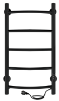 INDIGO LCALE80-40BRRt Arc Lux Электрический полотенцесушитель б/п (electro) 80/40 (скр. монтаж), черный муар