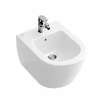Villeroy & Boch 54000001 Subway 2.0 Биде подвесное 38х57 см, с отвестием под смеситель, альпийский белый (White Alpin)