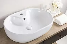 BelBagno BB1151 Раковина накладная керамическая 60х43 см, белая