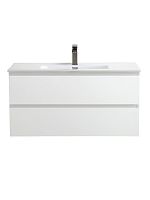 BelBagno KRAFT-1000-2C-SO-BO База под раковину 100х46 см, подвесная, Bianco Opaco (белый матовый) купить  в интернет-магазине Сквирел