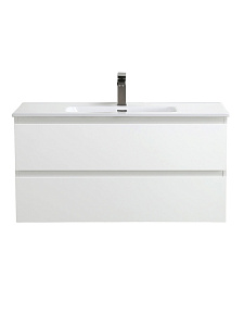 BelBagno KRAFT-1000-2C-SO-BO База под раковину 100х46 см, подвесная, Bianco Opaco (белый матовый)