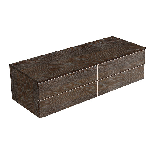 Keuco 31766860000 Edition 400 Тумба боковая 140х53.5 см, антрацитовый дуб/антрацитовый дуб купить недорого в интернет-магазине Сквирел