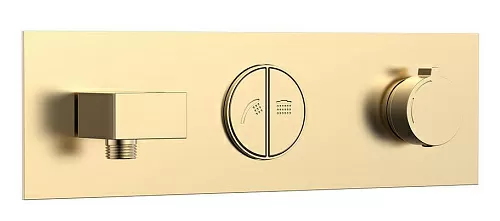 Vincea VSCV-422TBG Смеситель для душа, двухфункциональный, термостатический, золото