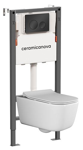 Ceramica Nova  CN3005_121001MB Комплект: Унитаз, Инсталляция, Кнопка смыва