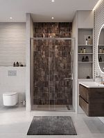 BelBagno Unique UNIQUE-BF-1-100/115-P-Cr Душевая дверь в нишу