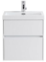 BelBagno PIETRA MINI-500AS-2C-SO-BL База под раковину 50х40 см, подвесная, Bianco Lucido (белый глянец)