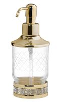 Boheme ROYAL CRISTAL 10929-ROYALE-GOLD Диспенсер для жидкого мыла