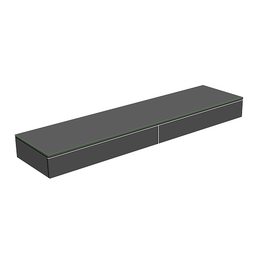 Keuco 31770150000 Edition 400 Тумба боковая 210х53.5 см, антрацит/стекло матовое антрацит купить недорого в интернет-магазине Сквирел
