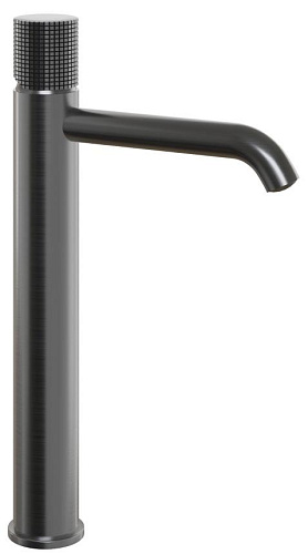Paini 7GPZ205OLL Cox grip Смеситель для раковины, без донного клапана, высокий, черный брашированный PVD (PZ)