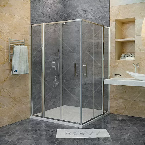 RGW HO-311 030631111-11 Hotel Душевой угол квадратный 110х110х195 см, прозрачное стекло