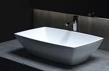 Salini 1102204M Gloria 04 Раковина накладная, 60х38 см, материал S-Stone - матовой
