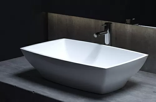 Salini 1102204M Gloria 04 Раковина накладная, 60х38 см, материал S-Stone - матовой