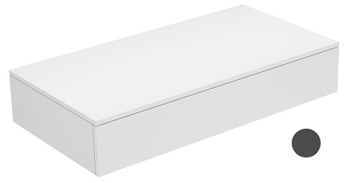 Keuco 31750150000 Edition 400 Тумба боковая 105х53.5 см, антрацит/стекло матовое антрацит купить недорого в интернет-магазине Сквирел