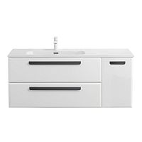 Cezares ECO-CER-N ECO-CER-N-1200-2C-1A-SO-BL-L Тумба под раковину подвесная купить  в интернет-магазине Сквирел