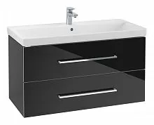 Villeroy & Boch A89200B3 Avento Тумба под раковину 98х49 см, черный кристал (Crystal Black) купить  в интернет-магазине Сквирел