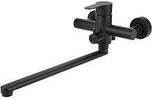 Osgard 12223 Hugg Black Смеситель для ванны, с длинным изливом, черный матовый