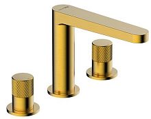 WasserKraft 8235 Schunter Смеситель для раковины встраиваемый, матовое золото